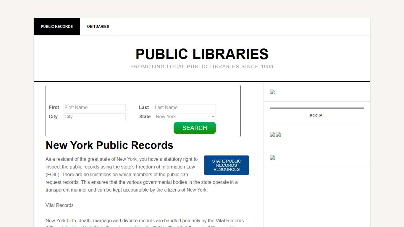 New York Public Records